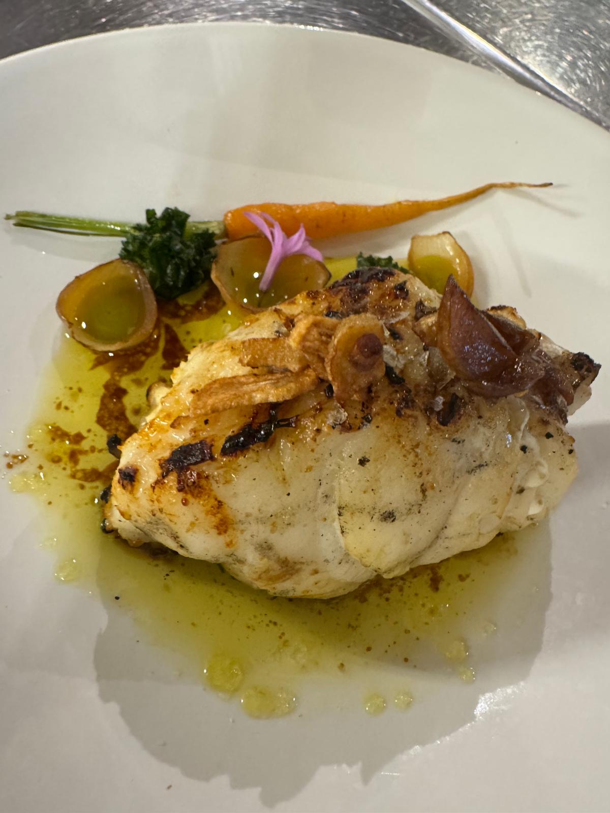 Lomo de Pixín a la brasa